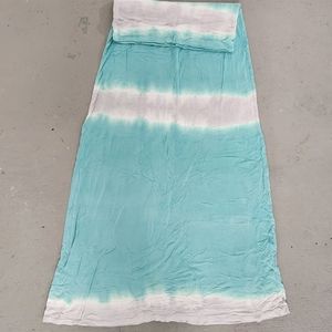 Maxi roll top skirt tie dye